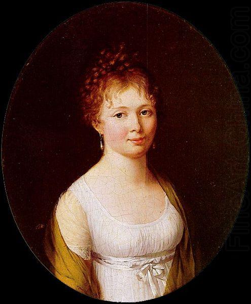 Louis Leopold  Boilly Portrait of Gabrielle Josephine du Pont china oil painting image